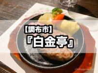 【調布市】『白金亭』深大寺にある落ち着いた雰囲気で頂く絶品ハンバーグとコース料理！
